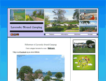 Tablet Screenshot of lavensbystrandcamping.dk